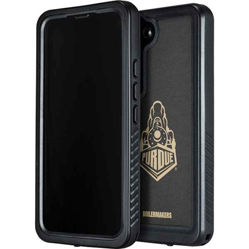 Purdue University Signature Logo Galaxy S24 Plus Waterproof Case